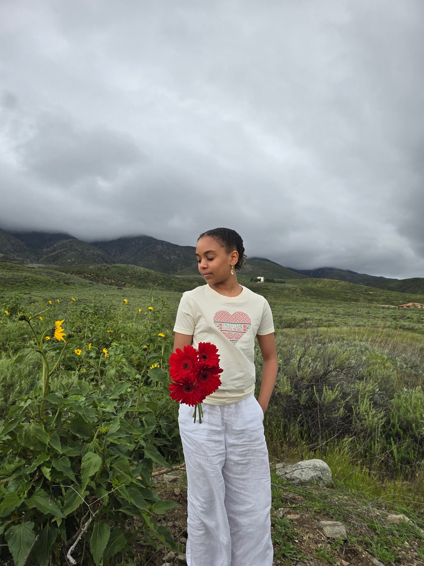 Palestine in my Heart | Kid Girl T-Shirt