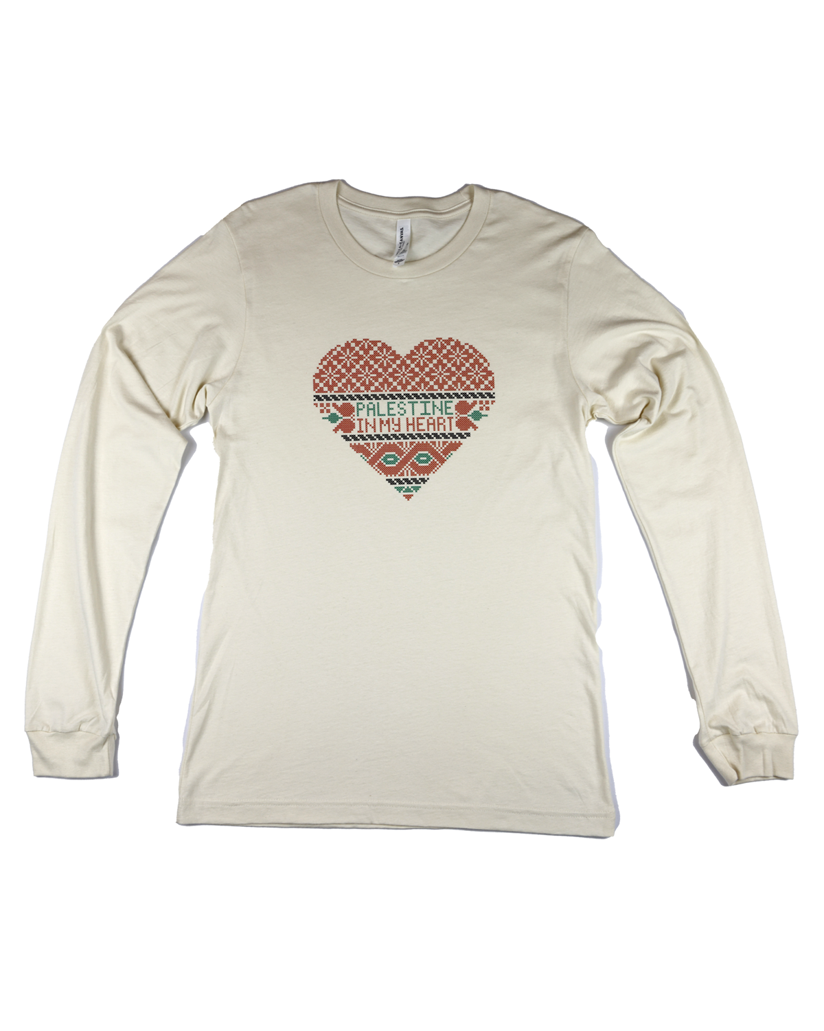 Palestine in my Heart | Adult Women Long Sleeve T-Shirt