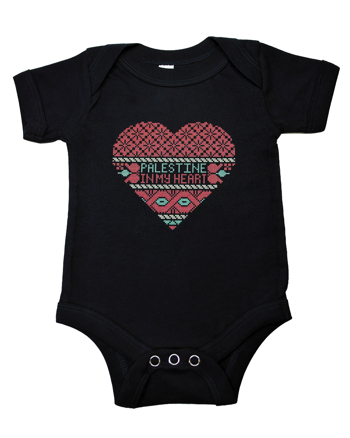 Palestine in my Heart | Baby Girl Onesie