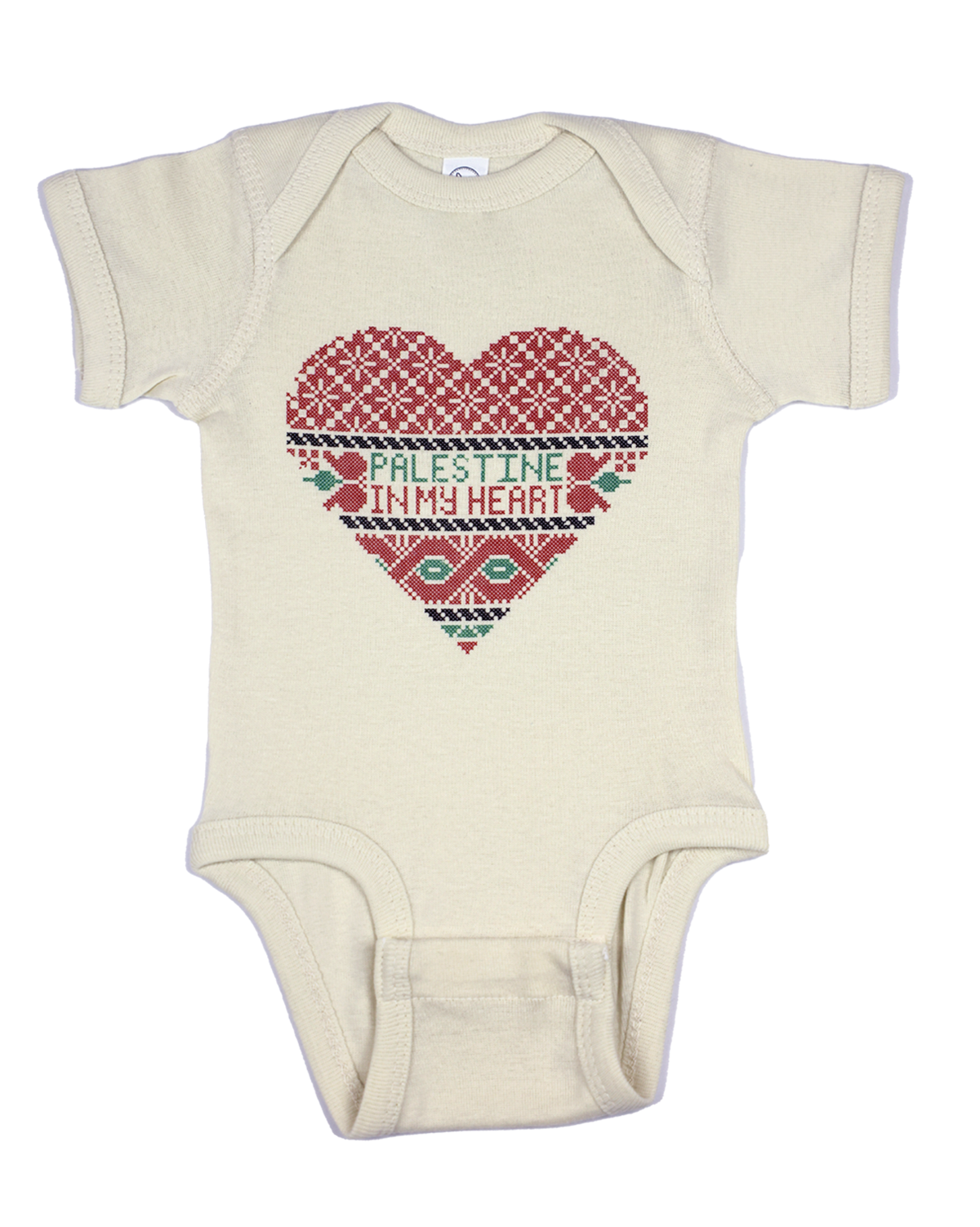 Palestine in my Heart | Baby Girl Onesie