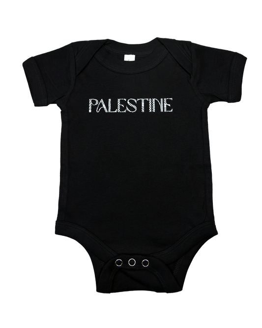 Palestine Keffiyeh Letters | Baby Onesie