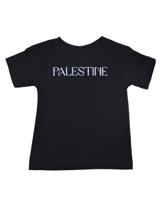 Palestine Keffiyeh Letters | Kid T-Shirt