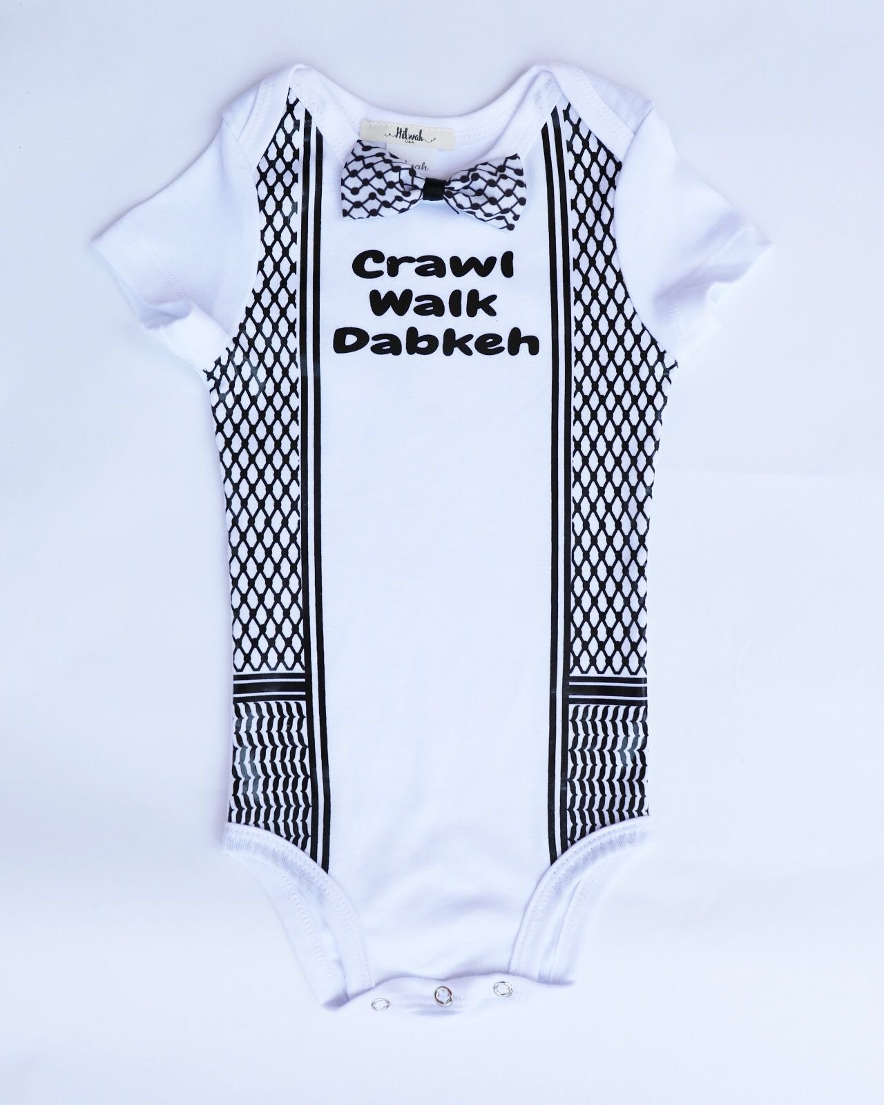 Crawl Walk Dabkeh Onesie & Tshirt - Hilwah