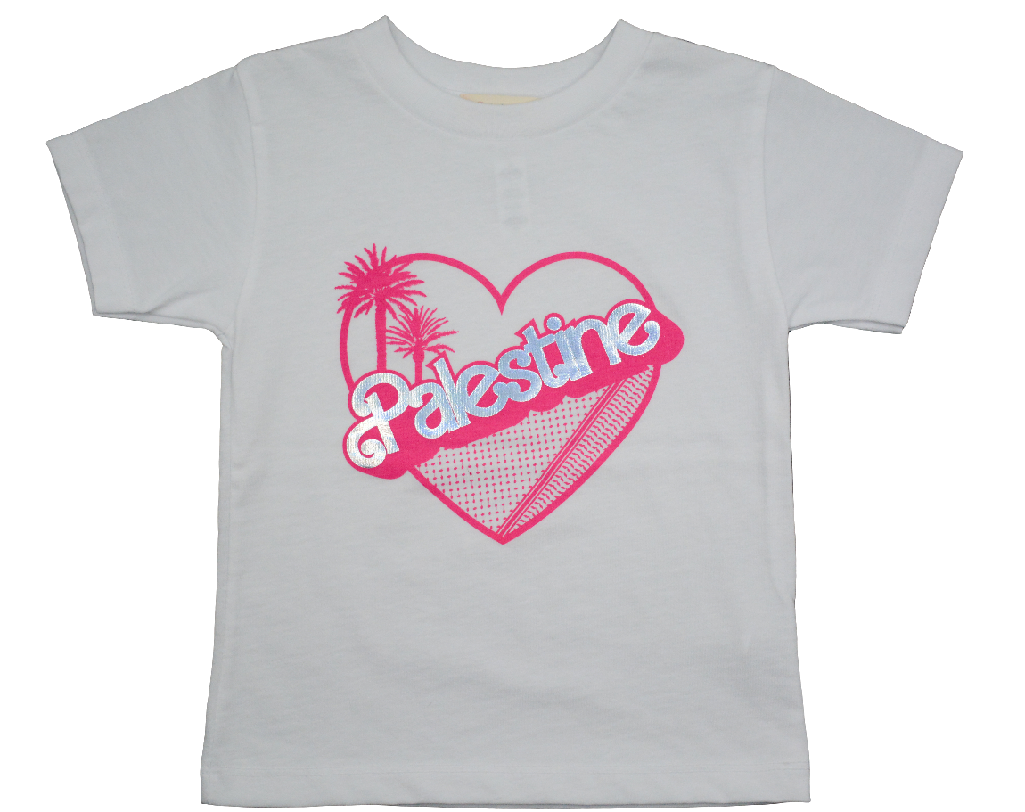 Holographic Palestine Barbie | Kid Girl T-Shirt