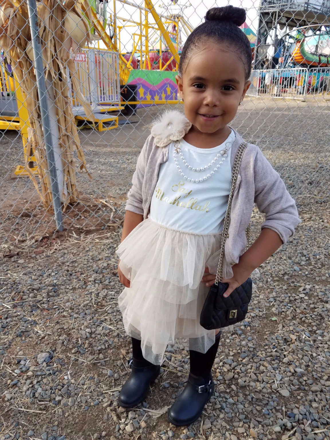 Say Mashallah Tulle Dress - Girl (2T-8) - Hilwah