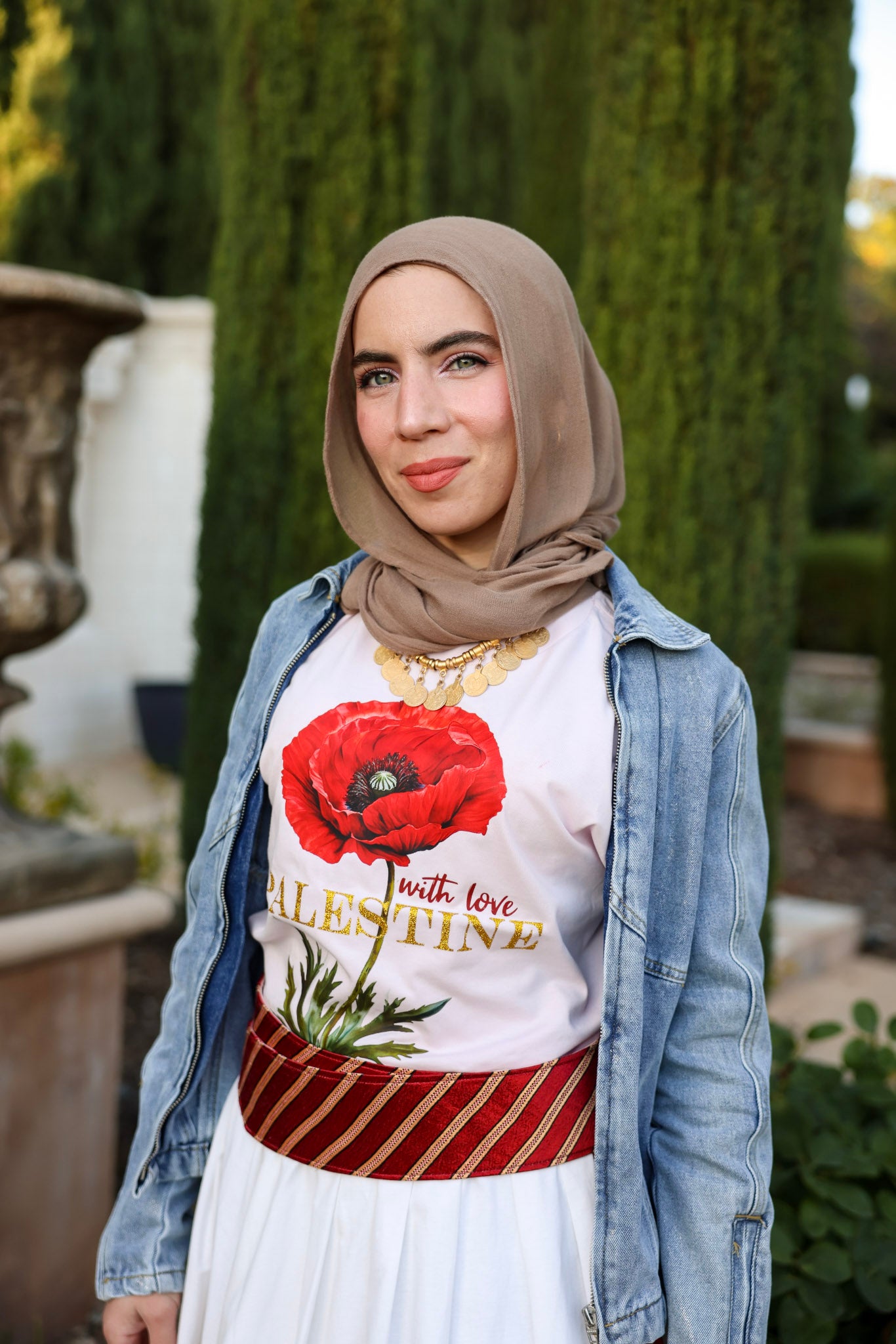 Poppy Stem Bloom | Adult Short Sleeve T-Shirt