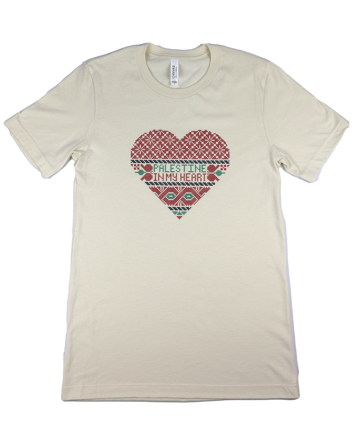 Palestine in my Heart | Adult Women Short Sleeve T-Shirt