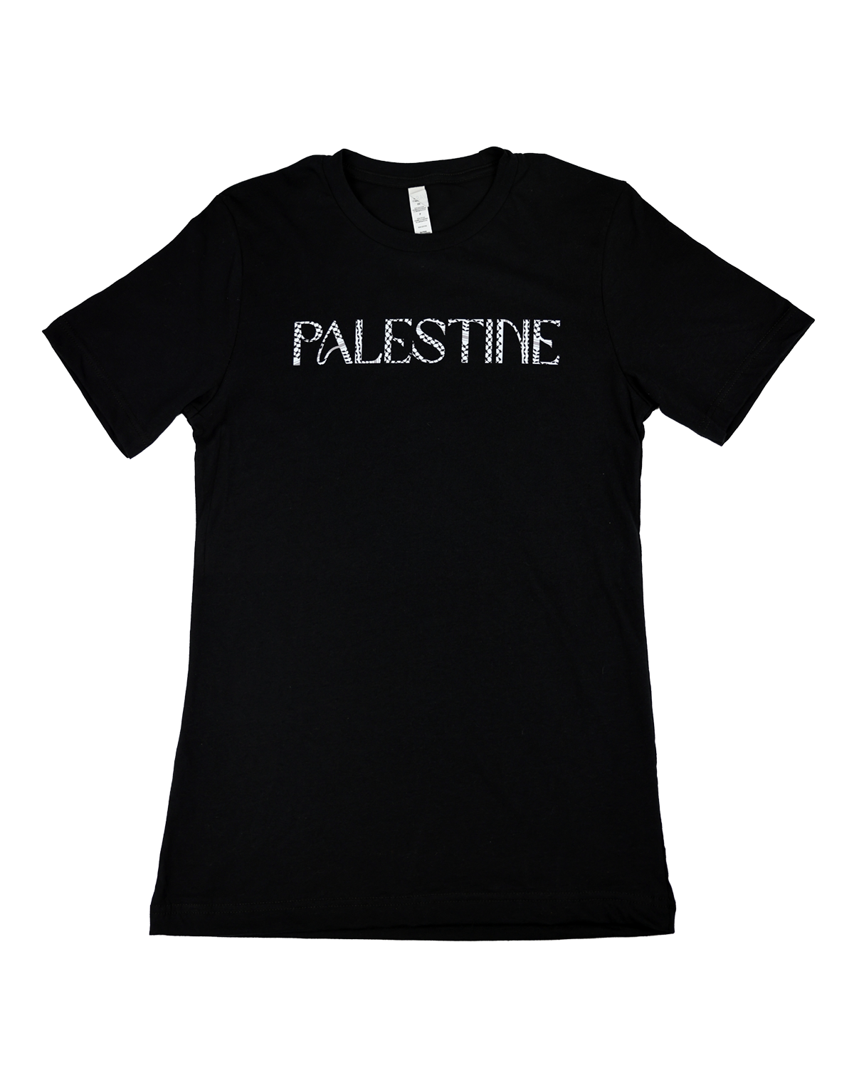 Palestine Keffiyeh Letters | Adult Short Sleeve T-shirt