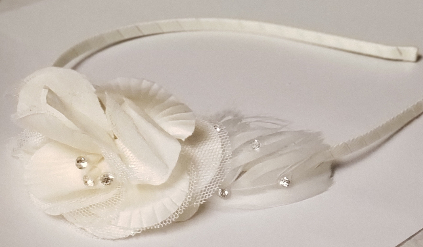 Ivory flower Headband - Hilwah 