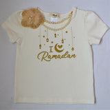 "I love Ramadan" Girl T-shirt - Hilwah 