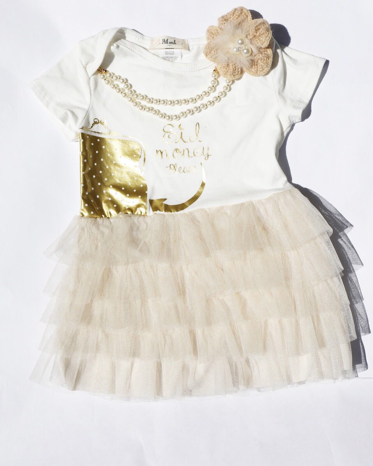 Eid Money Please Tulle Dress - Toddler - Hilwah 