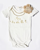 "Say Mashallah" Onesie- Baby Girl - Hilwah 