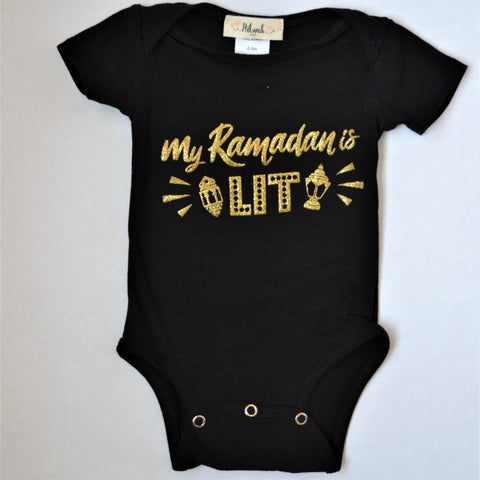 "MY Ramadan is LIT" Onesie or Set - Hilwah 