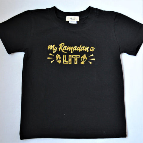 "MY Ramadan is LIT" T-shirt or set - Hilwah 